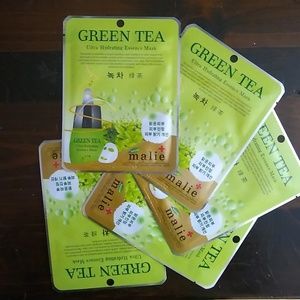 Super Savings 5Pack Green Tea Sheet Masks by malie